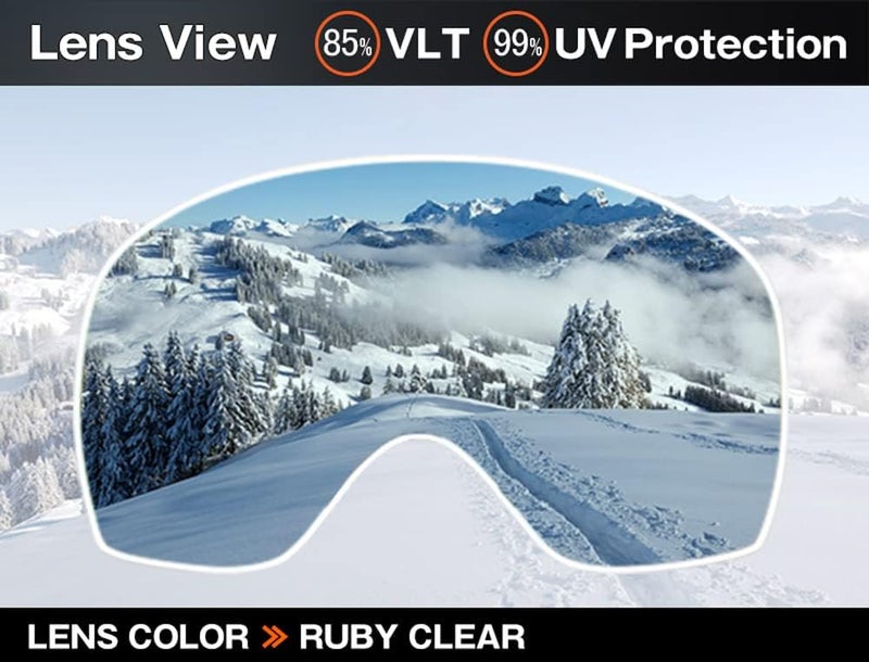 ZEROTECH Compatible Replacement Lens for Oakley Splice Snow Goggles Mirror type - Image 2